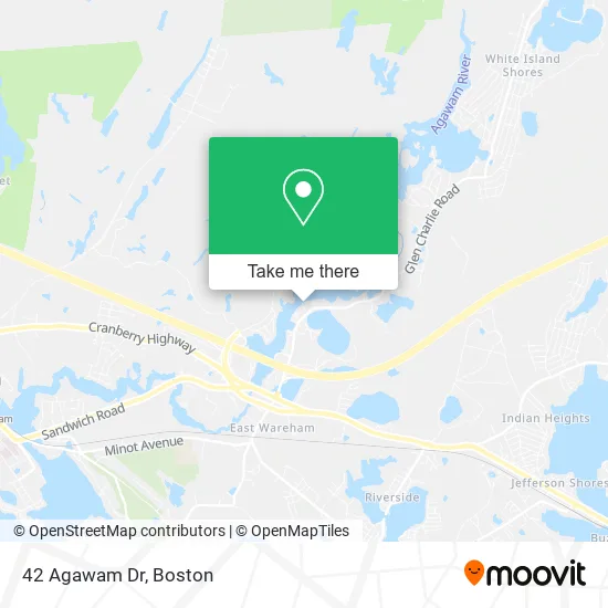 42 Agawam Dr map