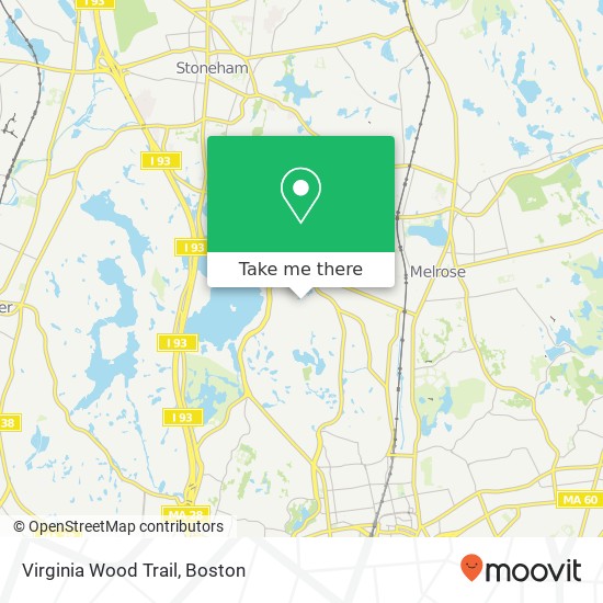 Virginia Wood Trail map