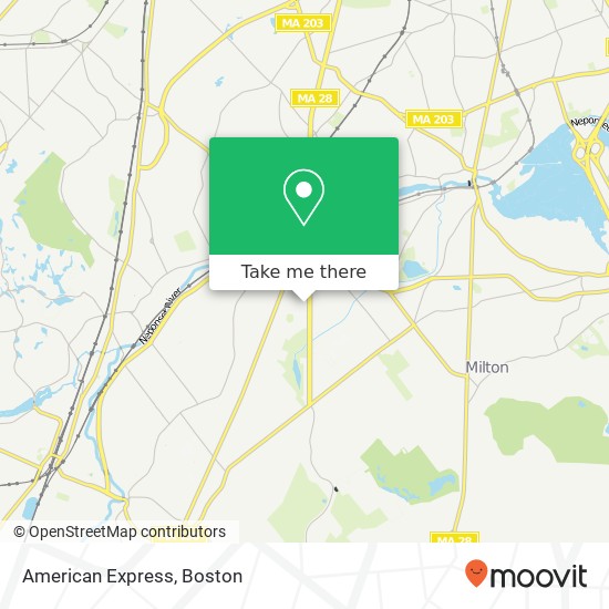 American Express map