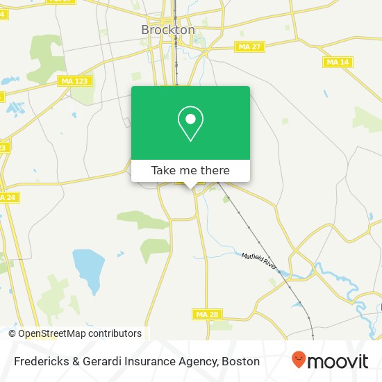 Mapa de Fredericks & Gerardi Insurance Agency