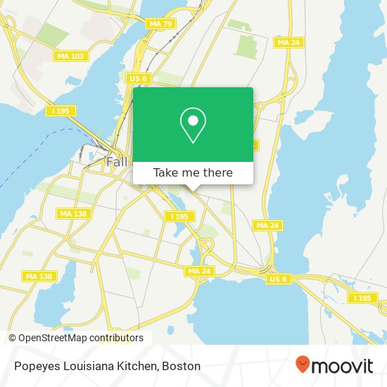 Mapa de Popeyes Louisiana Kitchen