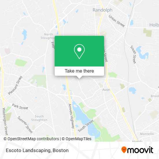 Escoto Landscaping map