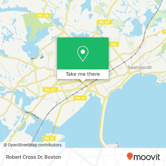 Robert Cross Dr map