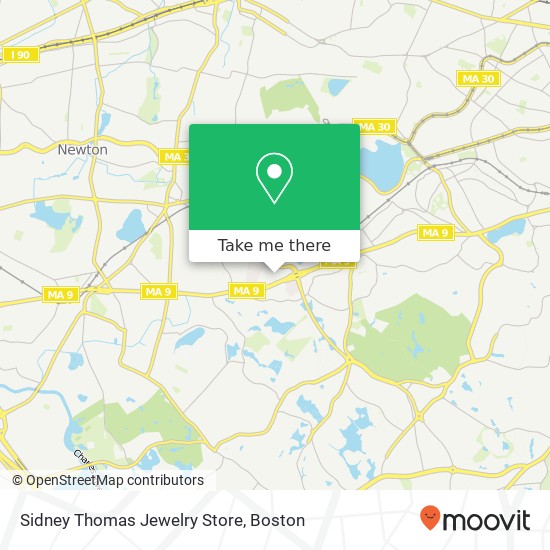 Sidney Thomas Jewelry Store map