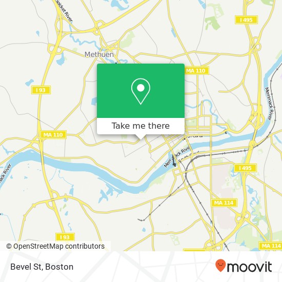 Bevel St map