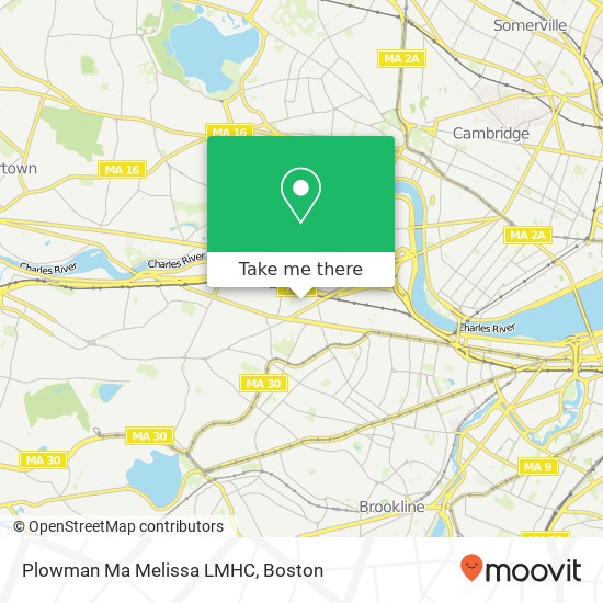 Plowman Ma Melissa LMHC map