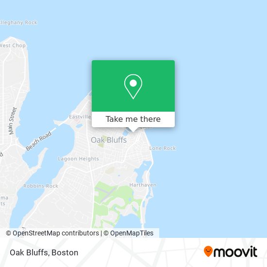 Oak Bluffs map