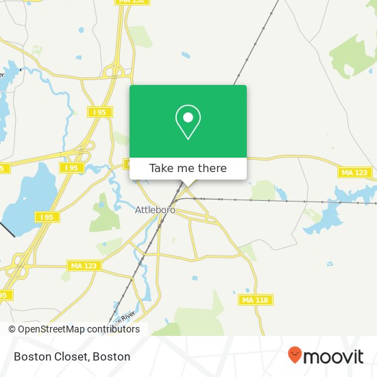 Boston Closet map