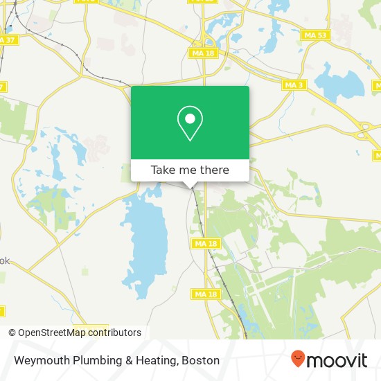 Weymouth Plumbing & Heating map