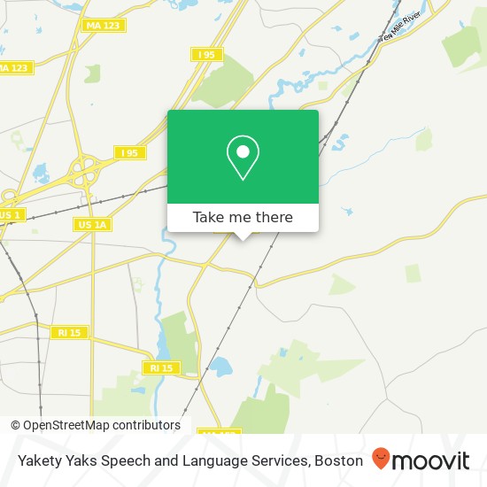 Mapa de Yakety Yaks Speech and Language Services