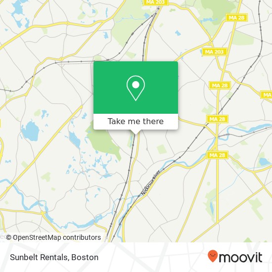 Mapa de Sunbelt Rentals