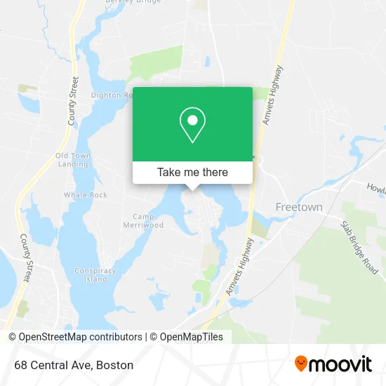 Mapa de 68 Central Ave