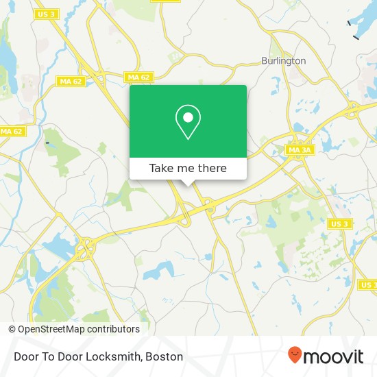 Mapa de Door To Door Locksmith