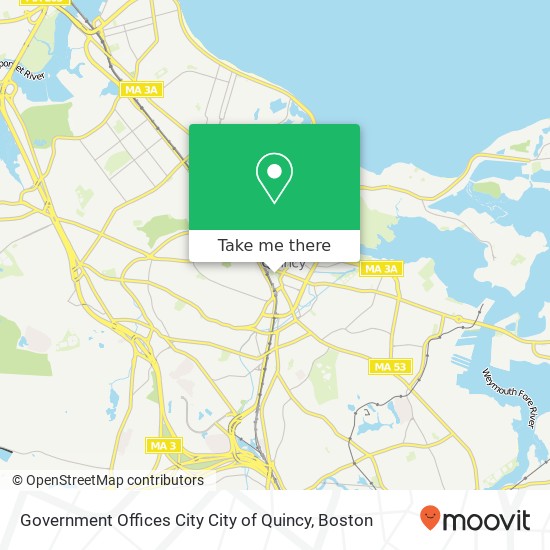 Mapa de Government Offices City City of Quincy