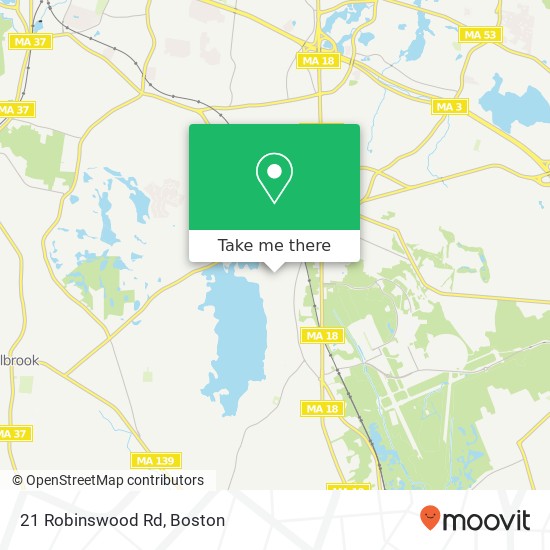 21 Robinswood Rd map