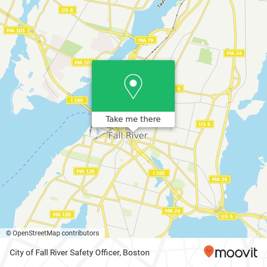 City of Fall River Safety Officer map