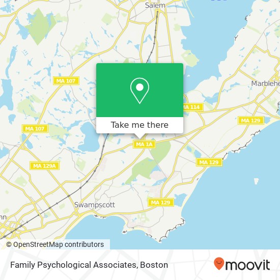 Family Psychological Associates map