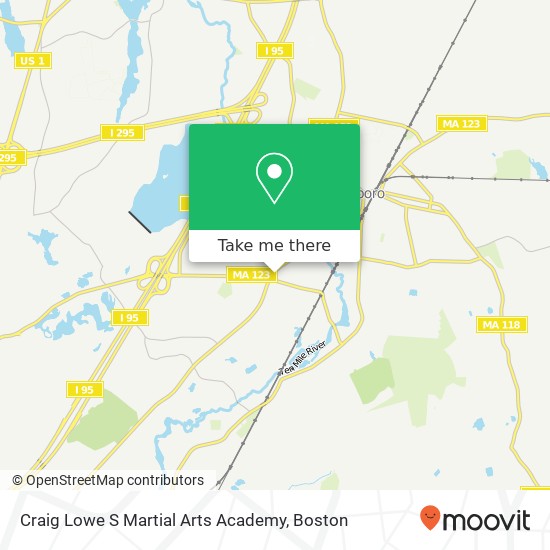 Mapa de Craig Lowe S Martial Arts Academy