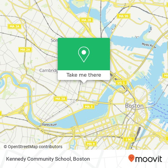 Kennedy Community School map