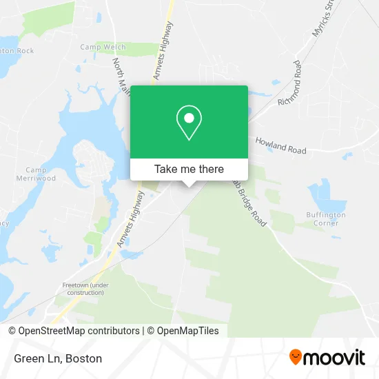 Green Ln map