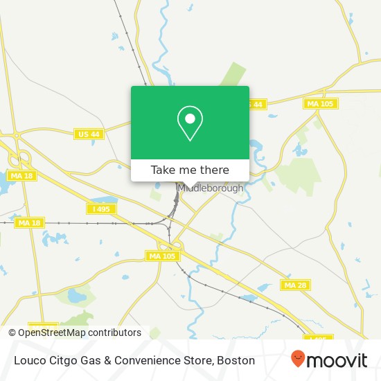 Mapa de Louco Citgo Gas & Convenience Store
