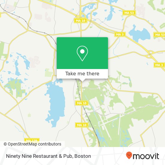 Mapa de Ninety Nine Restaurant & Pub