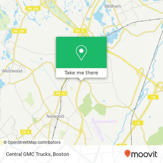 Central GMC Trucks map