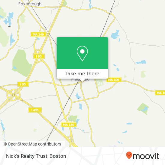 Mapa de Nick's Realty Trust