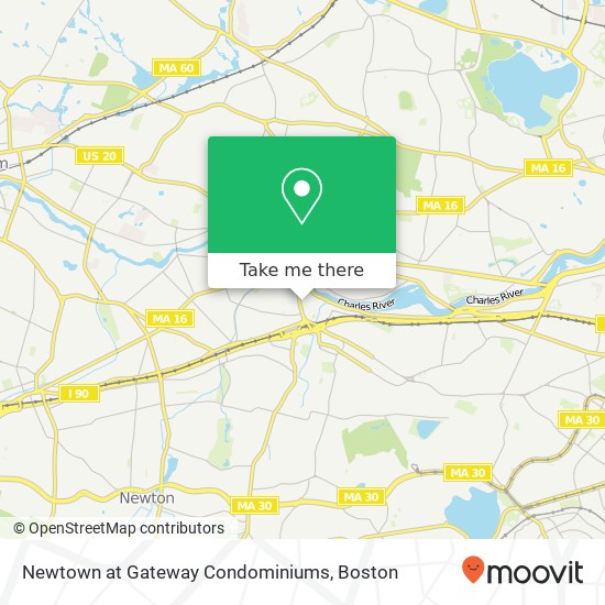 Mapa de Newtown at Gateway Condominiums