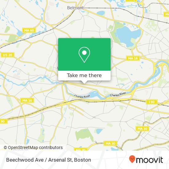 Beechwood Ave / Arsenal St map