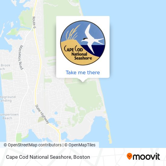 Mapa de Cape Cod National Seashore