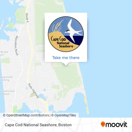 Cape Cod National Seashore map