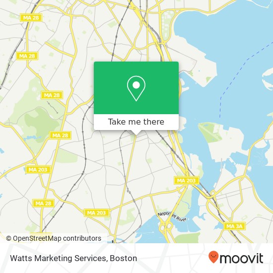 Mapa de Watts Marketing Services