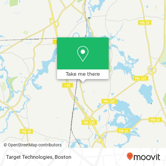 Mapa de Target Technologies