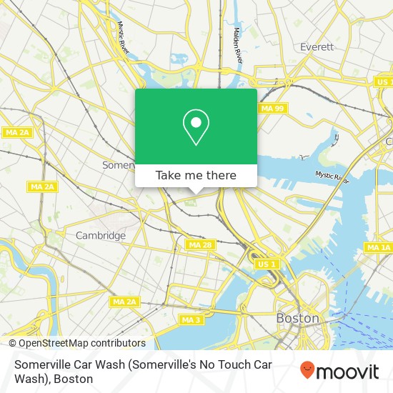 Mapa de Somerville Car Wash (Somerville's No Touch Car Wash)