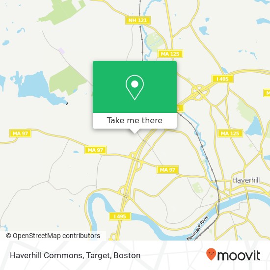 Haverhill Commons, Target map