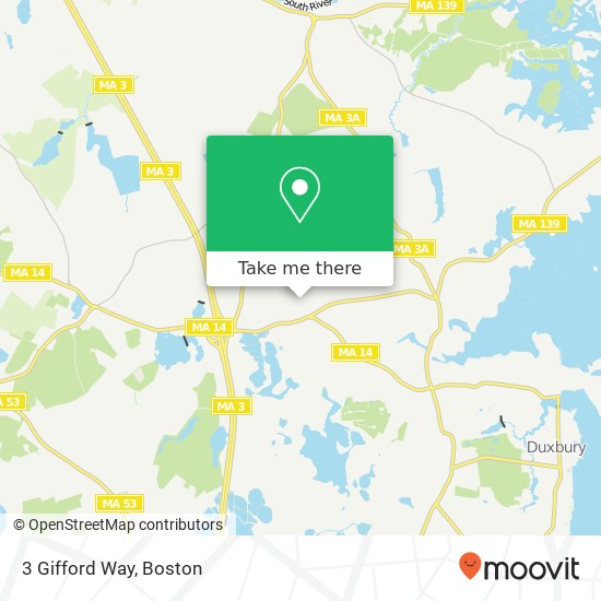 Mapa de 3 Gifford Way