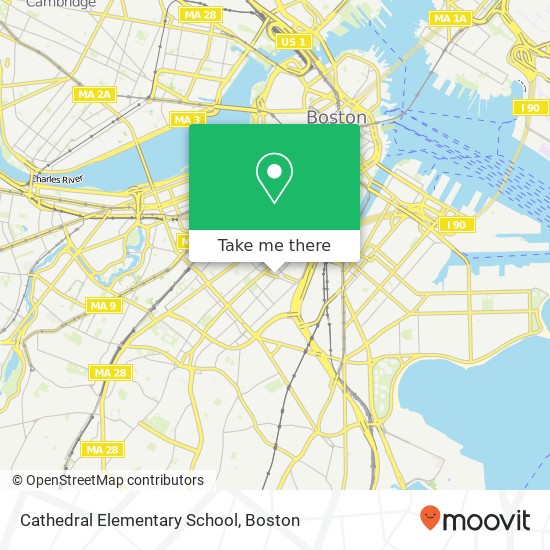 Mapa de Cathedral Elementary School