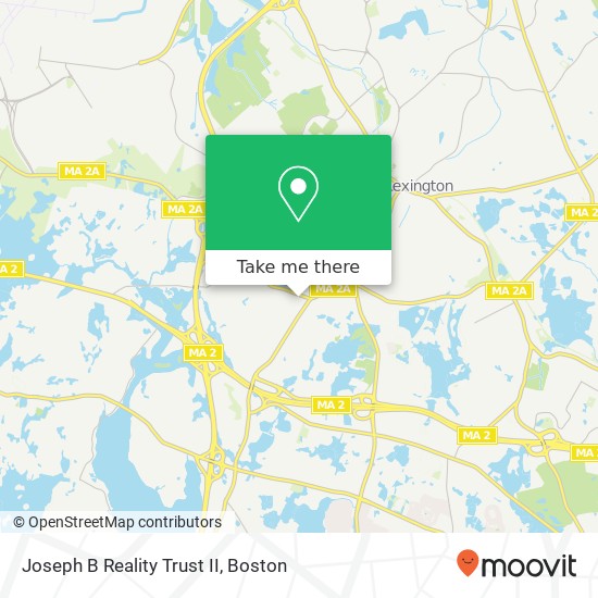 Joseph B Reality Trust II map