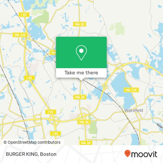 Mapa de BURGER KING