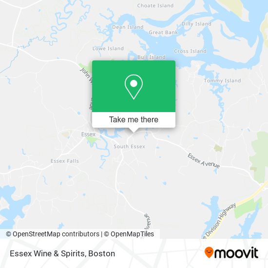 Mapa de Essex Wine & Spirits