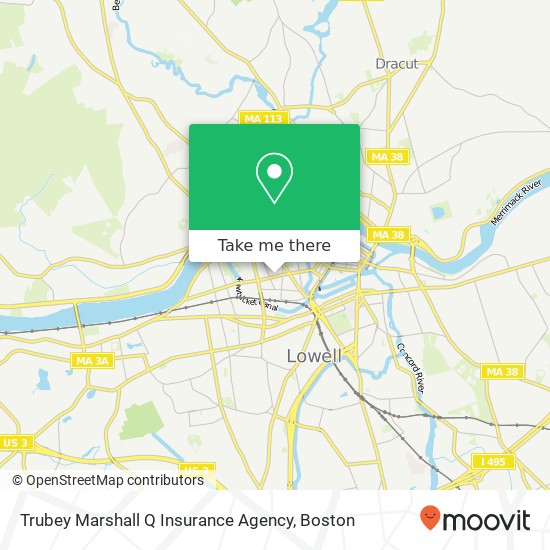 Mapa de Trubey Marshall Q Insurance Agency