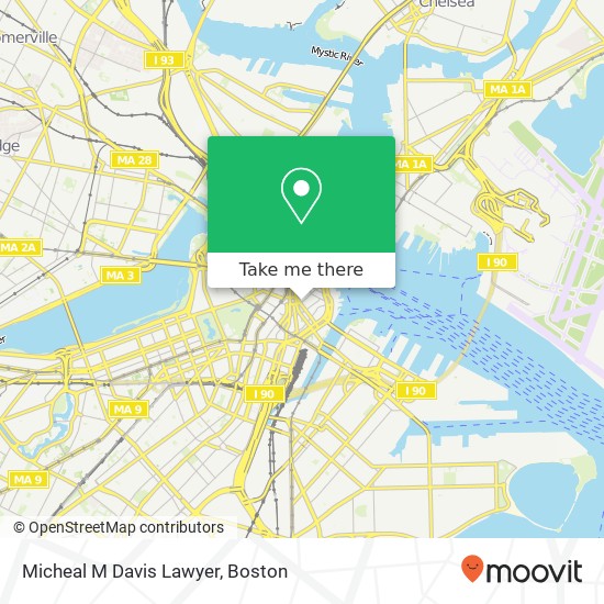 Micheal M Davis Lawyer map