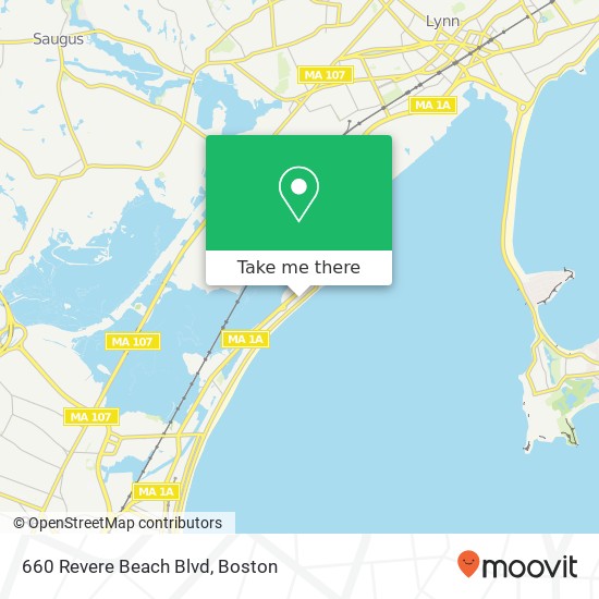 Mapa de 660 Revere Beach Blvd