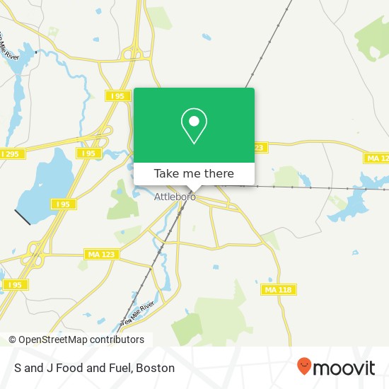 S and J Food and Fuel map