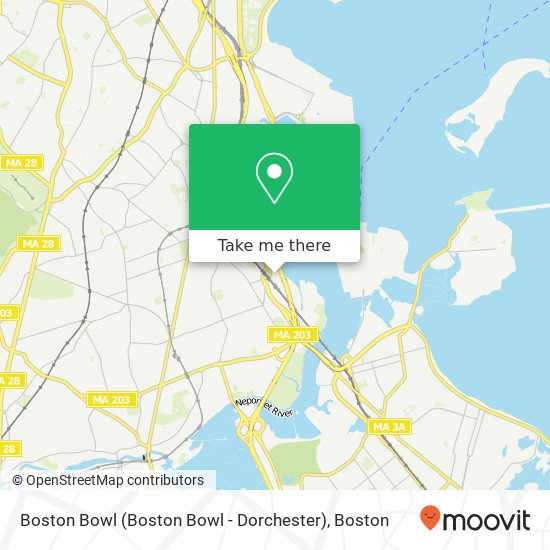 Boston Bowl (Boston Bowl - Dorchester) map