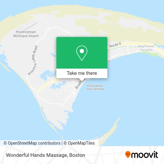 Wonderful Hands Massage map