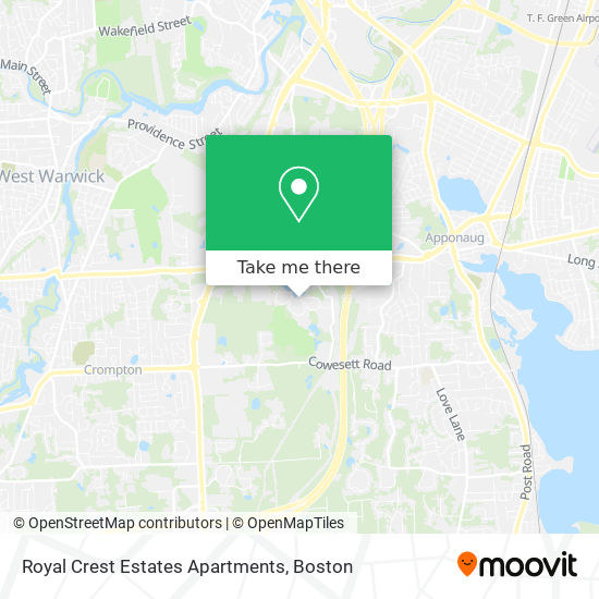 Mapa de Royal Crest Estates Apartments