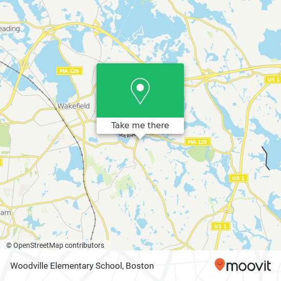 Woodville Elementary School map