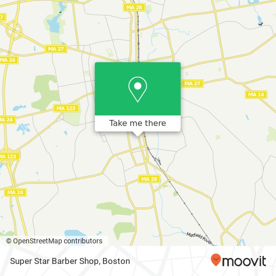 Super Star Barber Shop map